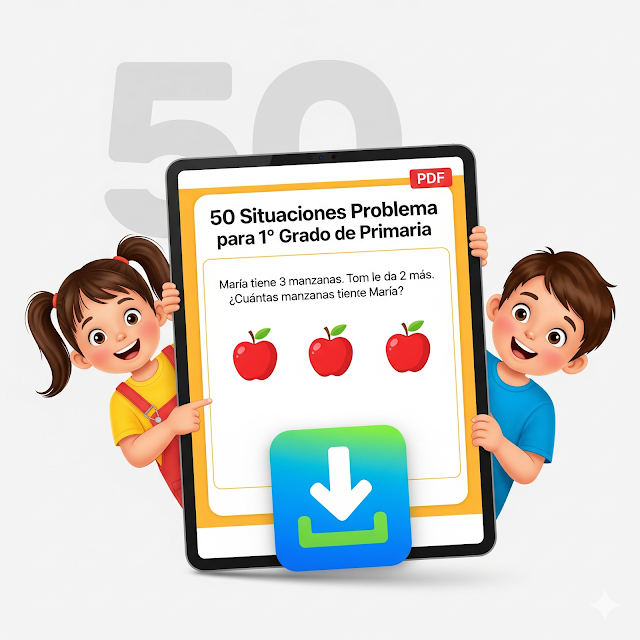 Descarga Gratis 50 Situaciones Problema en PDF para 1° Grado de Primaria Descarga Gratis 50 Situaciones Problema en PDF para 1° Grado de Primaria