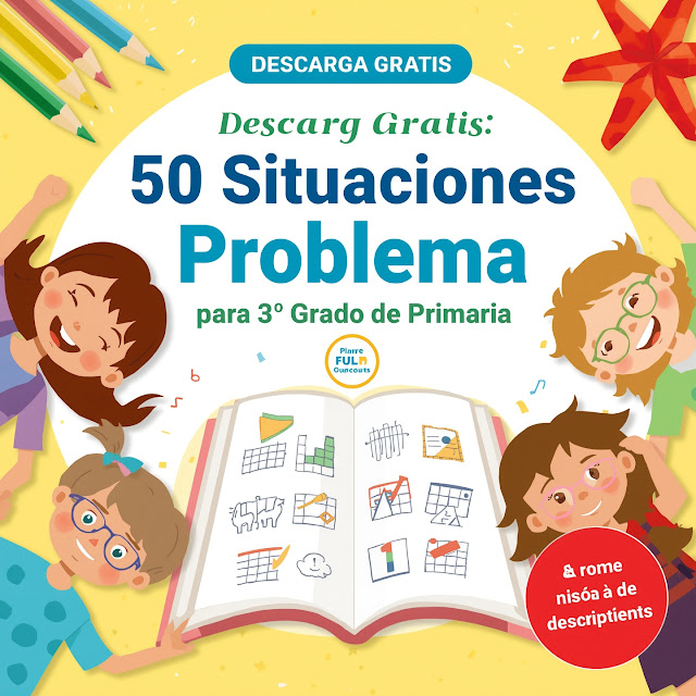 Descarga Gratis 50 Situaciones Problema en PDF para 3° Grado de Primaria