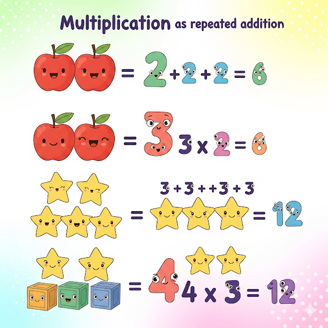 ¡La Aventura de Multiplicar Comienza! Descubre la Multiplicación como Suma Repetida