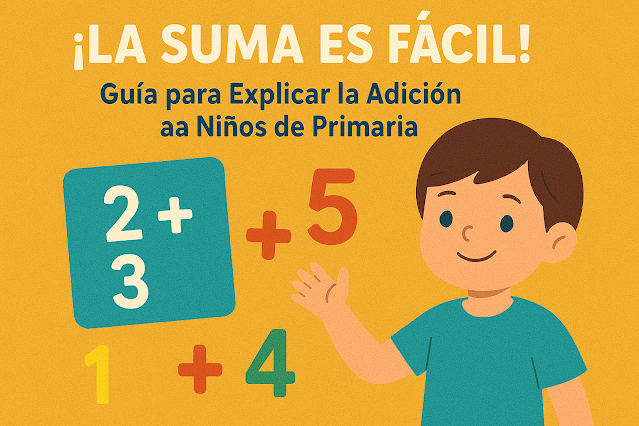 ¡La Suma es Fácil! Guía para Explicar la Adición a Niños de Primaria